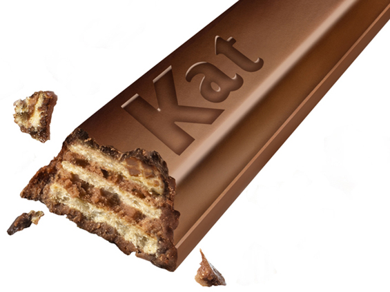 Lori Anzalone Illustration - Food Illustrator of chocolate bar with bite, crumbles