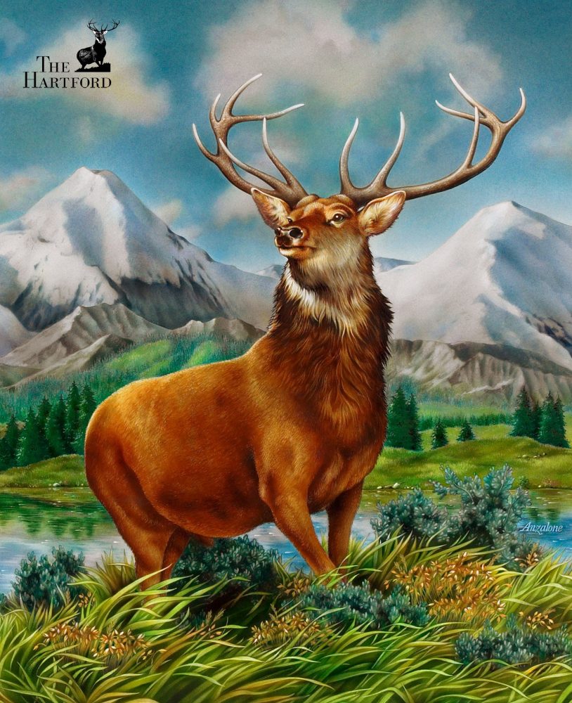 The Hartford Stag Landscape
