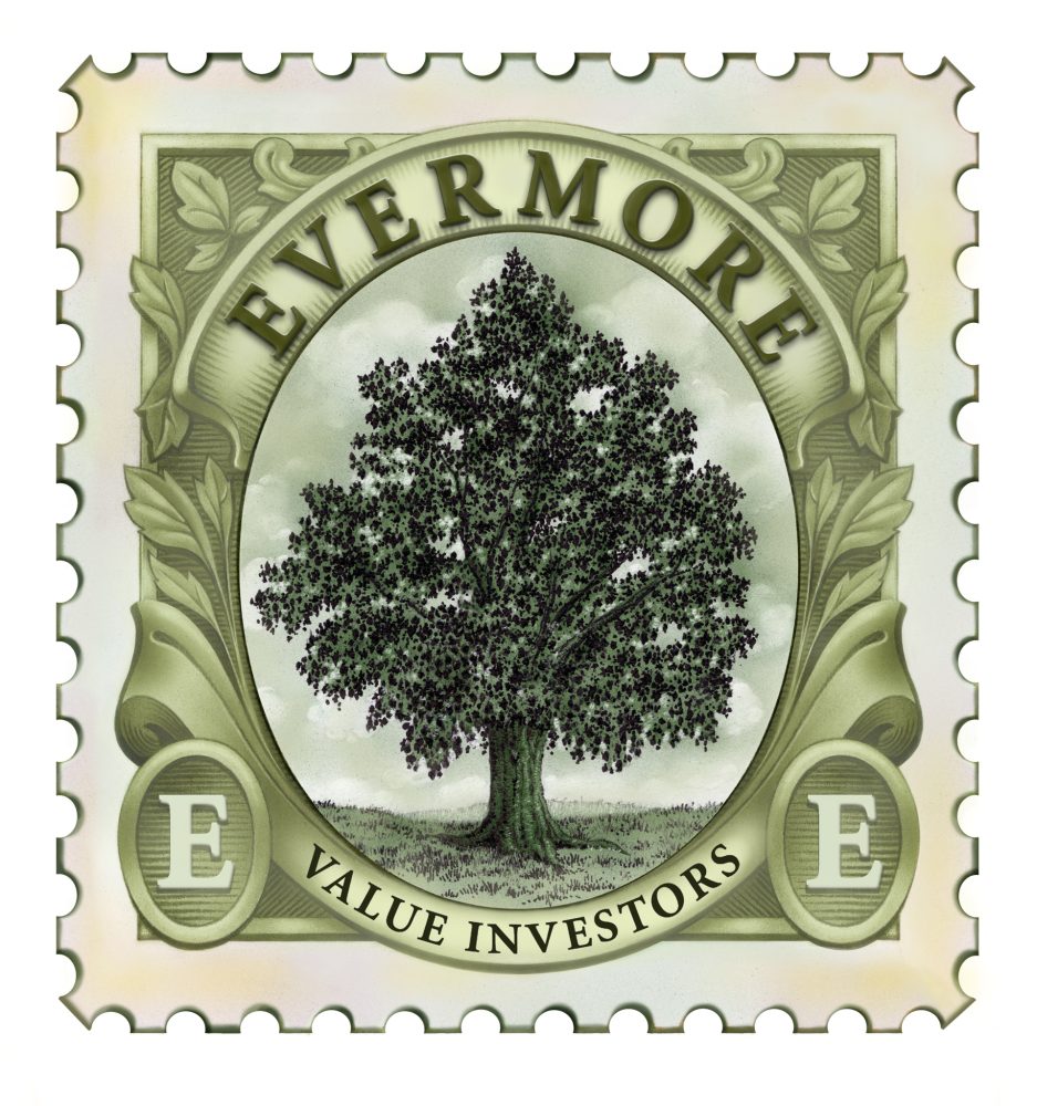 Evermore Pen & Ink Tree Postage Stamp
