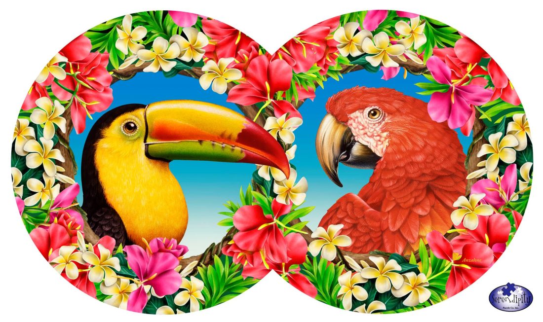 Decorative Puzzle Toucan Parrot