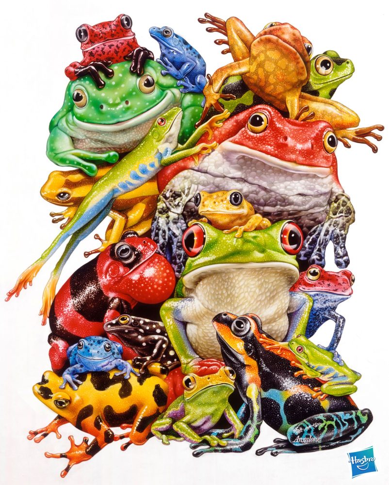 Hasbro Frog Pile Puzzle